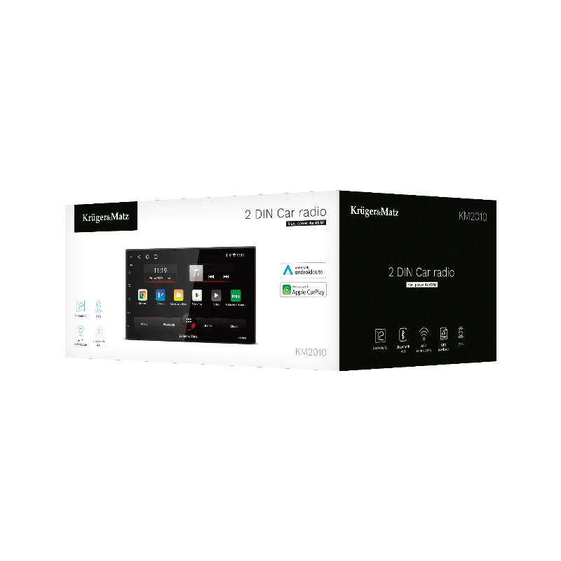 Radio Player 2 din Carplay/Android Auto Kruger&Matz