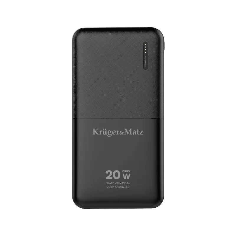 Power Bank 10000MAH Li-Pol QC /PD Kruger&Matz