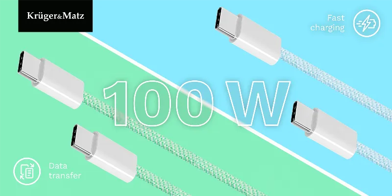 Cablu USB Type C - Type C 100W 1.5M Kruger&Matz