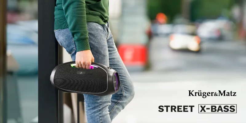 Boxa Bluetooth Portabila Street X-Bass Kruger&Matz