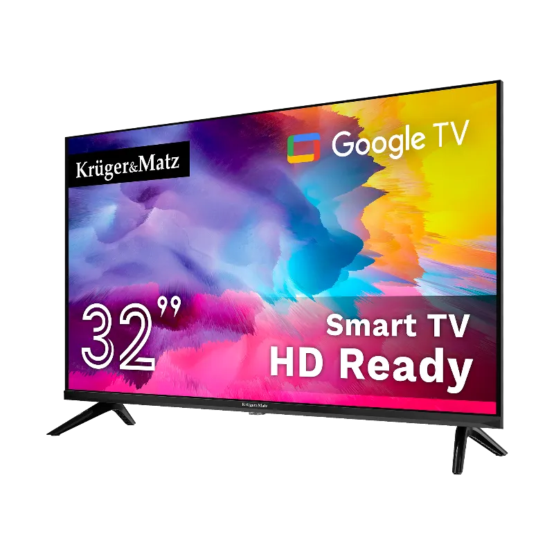 Google Smart TV 5.0 32 Inch 81CM H265 HEVC Kruger&Matz