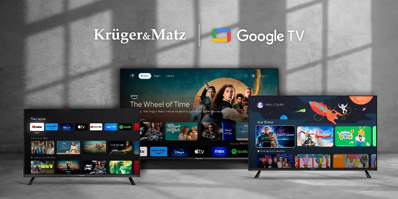 Google Smart TV 32 Inch 81CM H265 HEVC Kruger&Matz