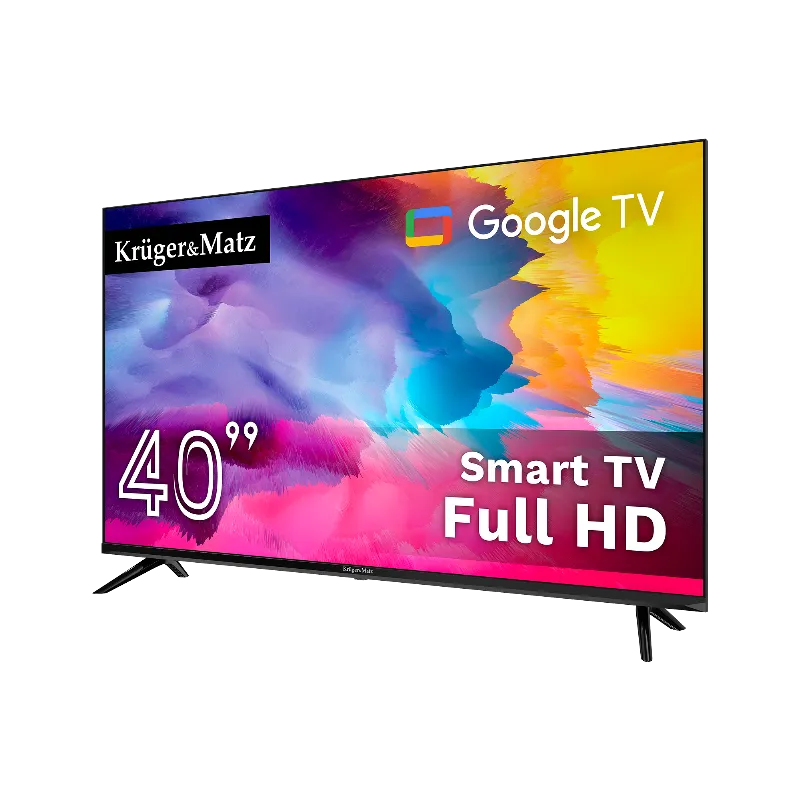 Google Smart TV 5.0 40 Inch 101CM H265 HEVC Kruger&Matz