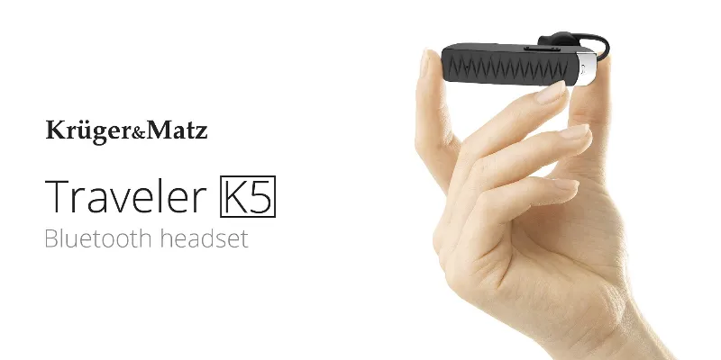 Headset Bluetooth Traveler K5 Kruger&Matz