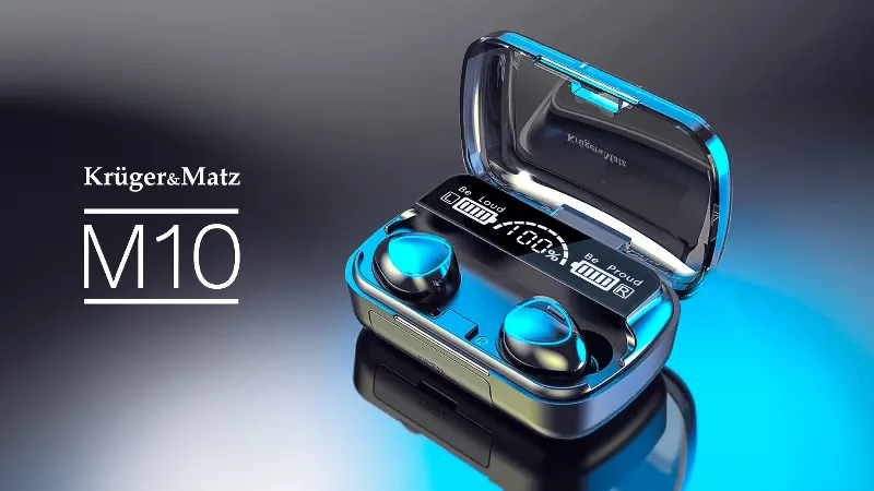 Casti Bluetooth 5.3 Powerbank M10 Kruger&Matz