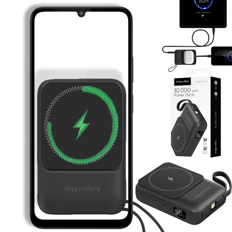 Power Bank 10000 MAH MAG Safe Kruger&Matz