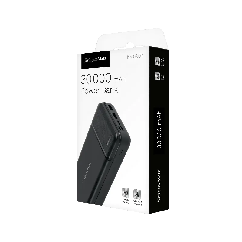 Power Bank 30000MAH Li-Pol Kruger&Matz