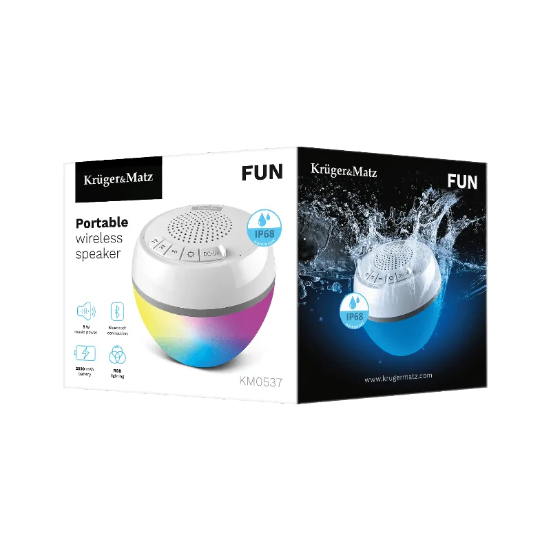 Boxa BT cu Iluminare Ambientala Fun Kruger&Matz