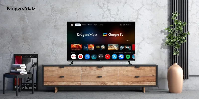 Google Smart TV 5.0 43 Inch 108CM H265 Kruger