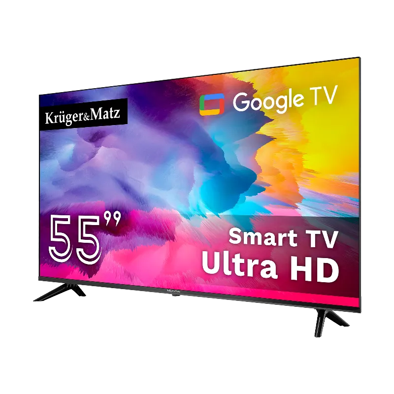 Google Smart TV 55 Inch 141CM Ultrahd 4K Kruger&Matz