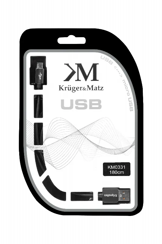 Cablu USB - Micro USB 1.8M Kruger&Matz