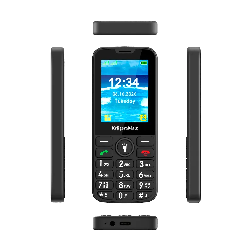Telefon GSM Seniori 2G Buton SOS Kruger&Matz