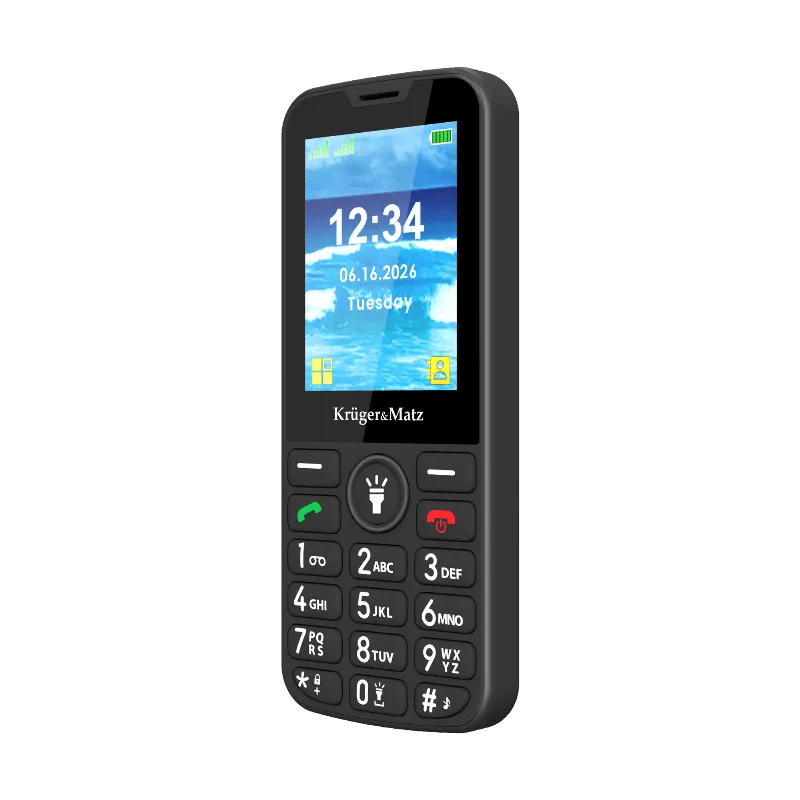 Telefon GSM Seniori 2G Buton SOS Kruger&Matz