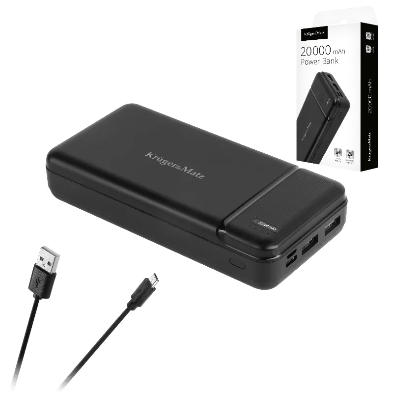 Power Bank 20000MAH Li-Pol Kruger&Matz