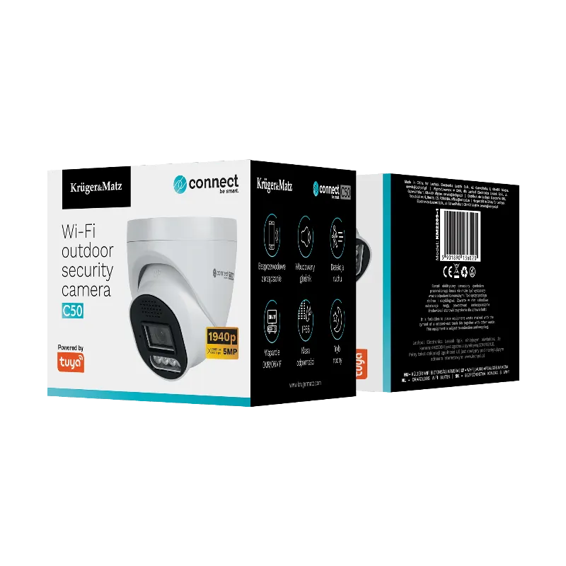 Camera Wifi Connect C50 5MPX Tuya Kruger&Matz