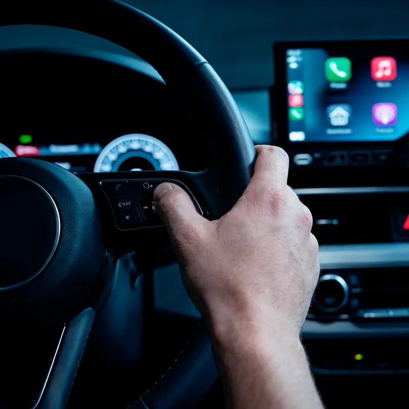Player Auto 1 din 4X60W Carplay Androidauto Kruger&Matz