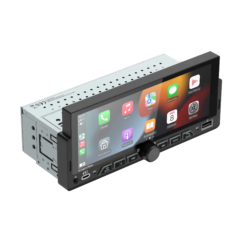 Player Auto 1 din 4X60W Carplay Androidauto Kruger&Matz
