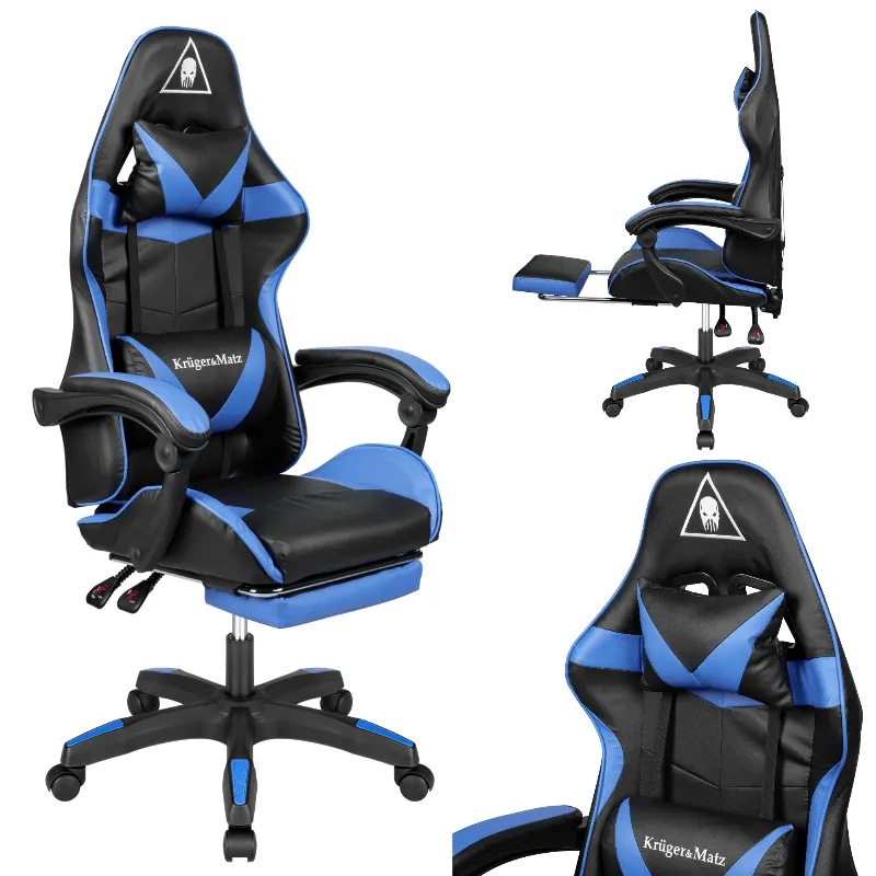 Scaun Gaming Gx-150 Albastru Kruger&Matz