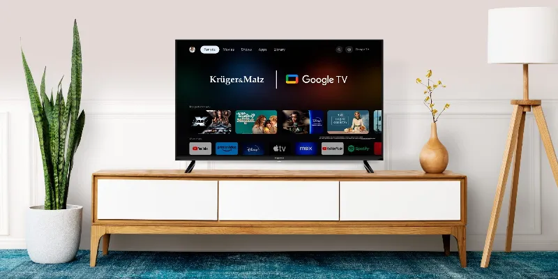 Google Smart TV 40 Inch 101CM H265 HEVC Kruger&Matz