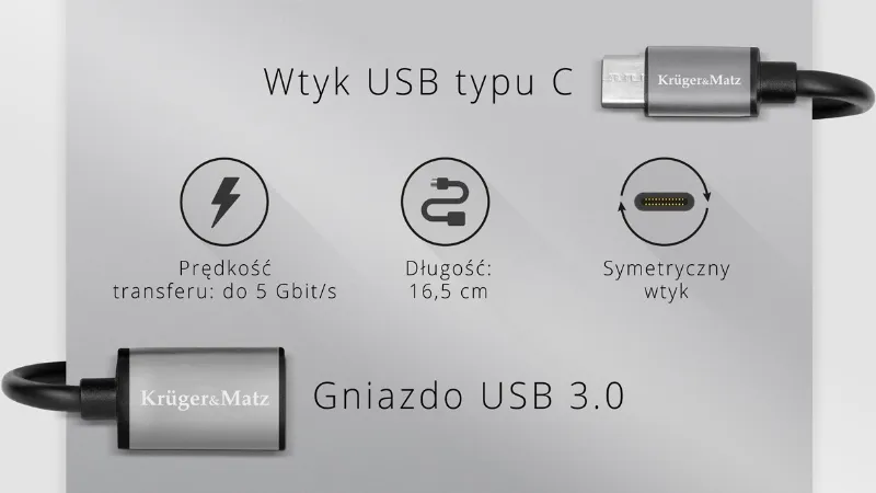 Cablu OTG USB 3.0 Mama - USB Tip C Tata