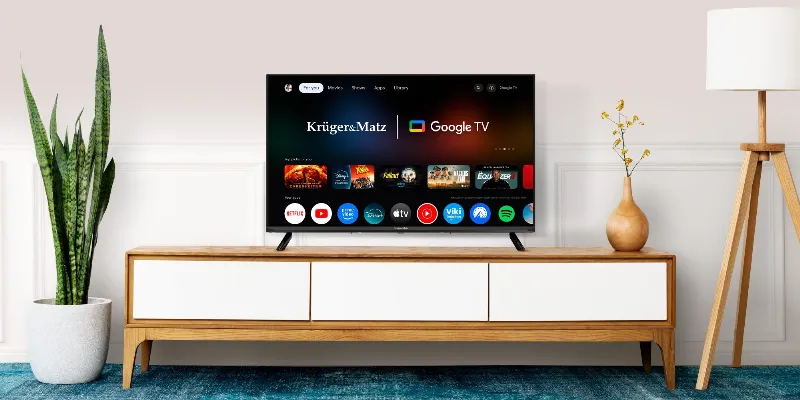 Google Smart TV 5.0 32 Inch 81CM H265 HEVC Kruger&Matz