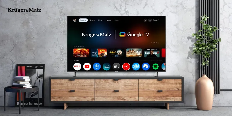 Google Smart TV 5.0 65 inch 163CM Ultrahd 4K Kruger&Matz