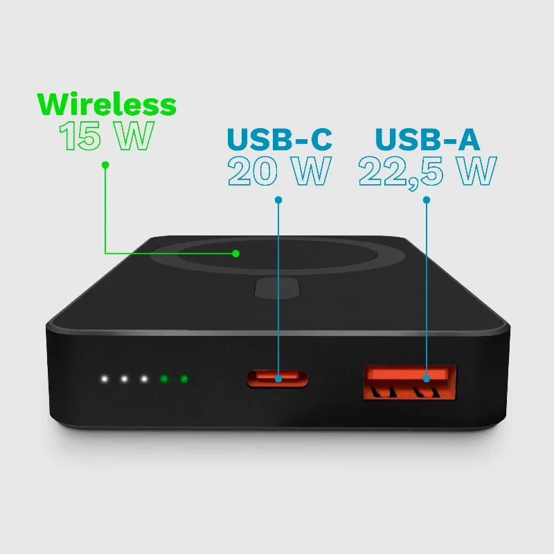 Power Bank 10000 MAH MAG Safe Kruger&Matz