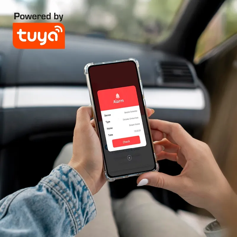 Senzor Smart Wi-Fi Fum Tuya Kruger&Matz