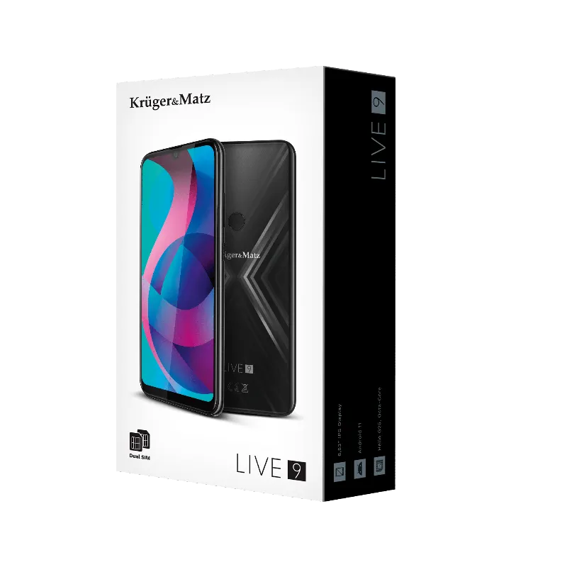 Smartphone Live 9 Negru Kruger&Matz