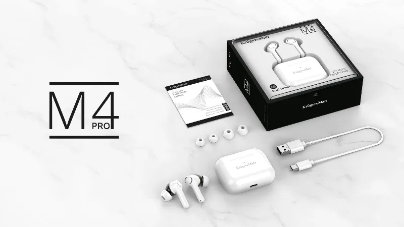 Casti Bluetooth 5.0 TWS M4 Pro Kruger&Matz