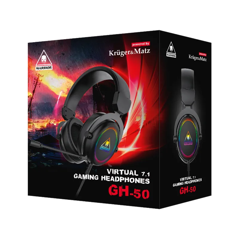 Casti Gaming Warrior Gh-50 Kruger&Matz