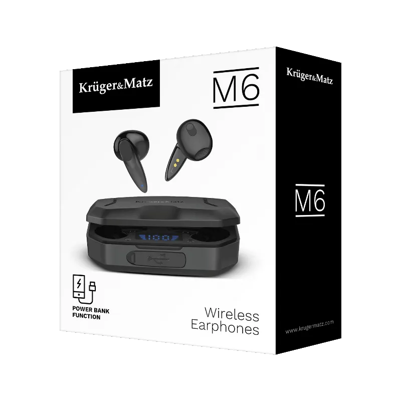 Casti Bluetooth 5.1 M6 Kruger&Matz