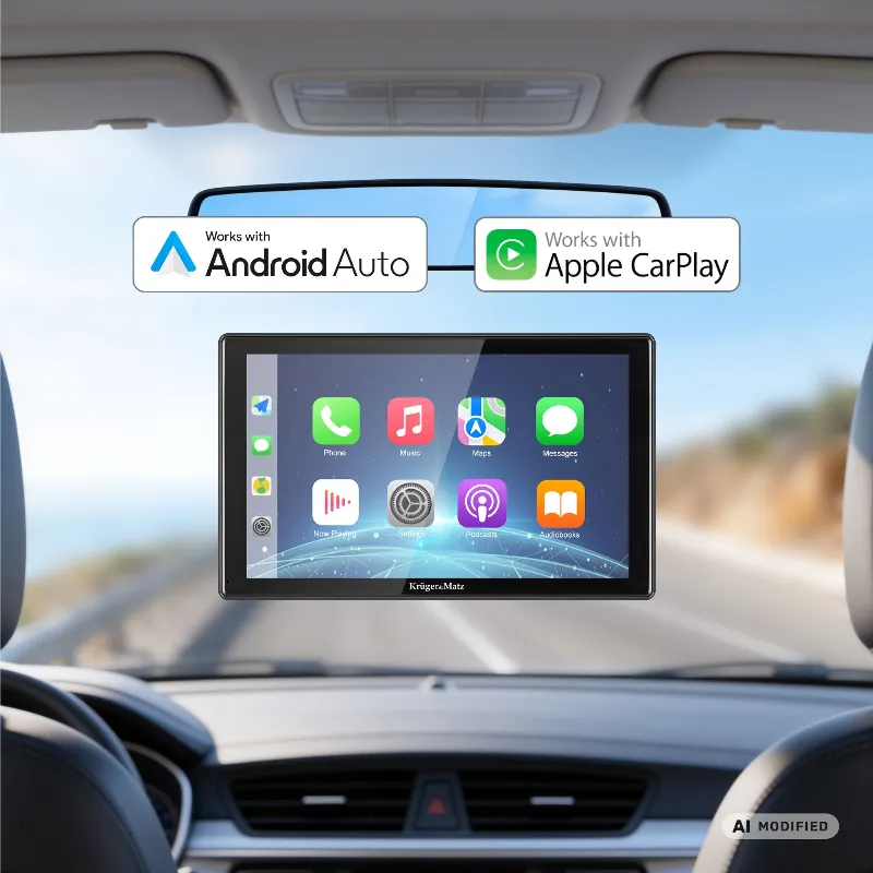Statie Multimedia Android Auto Apple Car Kruger&Matz