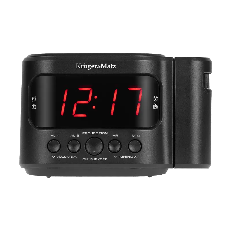 Aparat Radio AM FM Proiectie Ceas Kruger&Matz