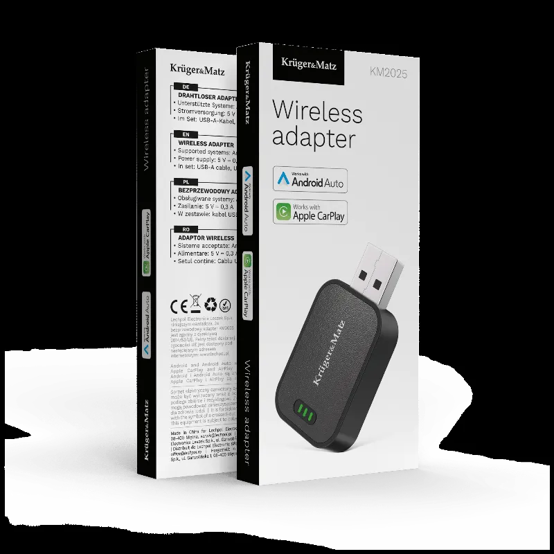 Adaptor Wireless Android Auto Car Play Kruger&Matz