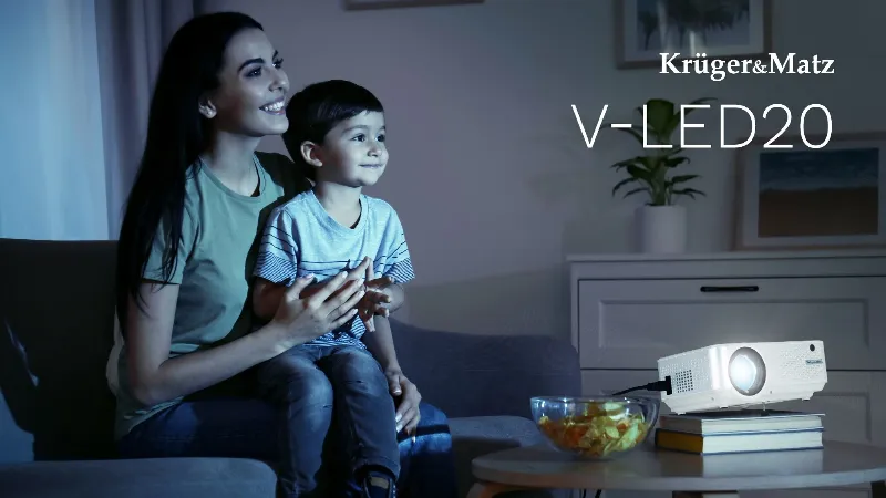 Videoproiector LED Home V-LED20 Kruger&Matz