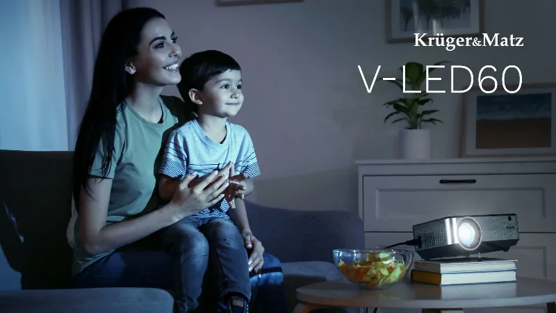 Videoproiector Fullhd Wifi LED Home V-LED60 Kruger&Matz