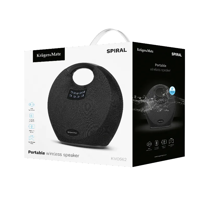 Difuzor Wireless Portabil 36W Spiral Kruger & Matz