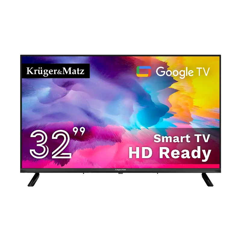 Google Smart TV 5.0 32 Inch 81CM H265 HEVC Kruger&Matz