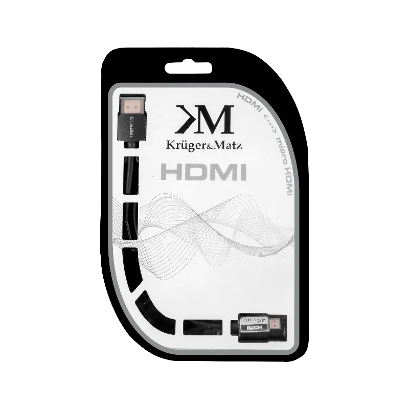 Cablu  HDMI A-HDMI D 1.8M Kruger&Matz