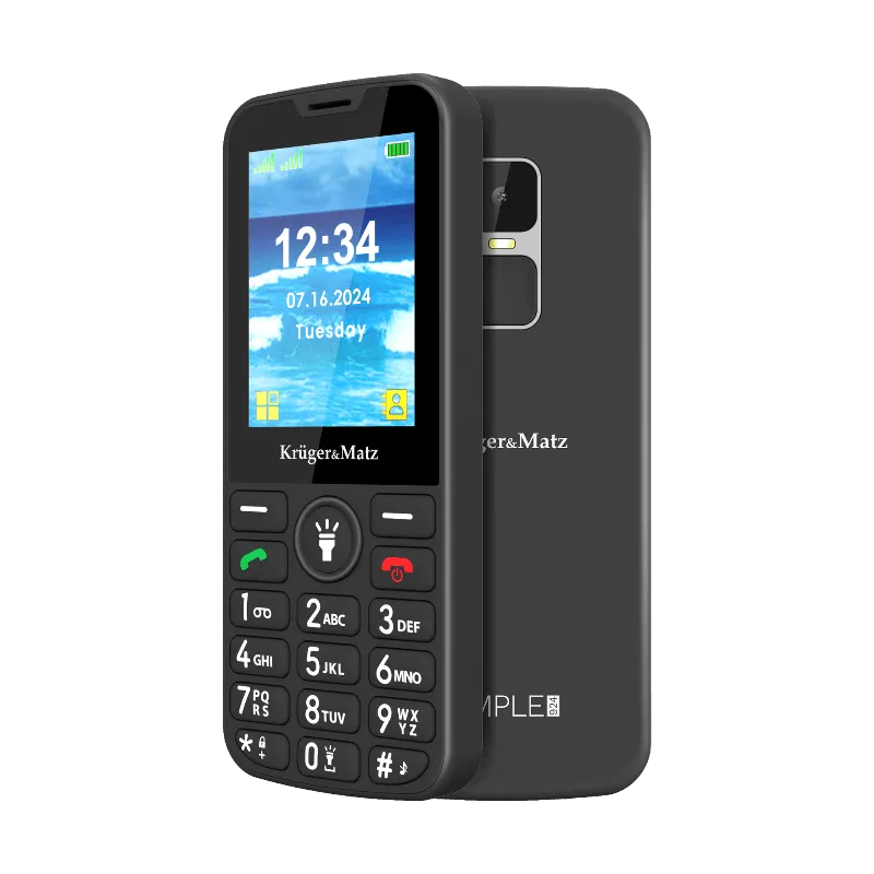 Telefon GSM Seniori 2G Buton SOS Kruger&Matz