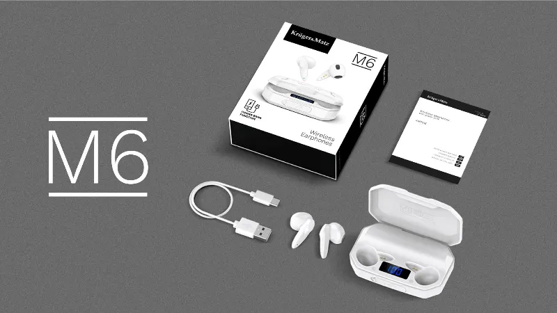 Casti Bluetooth 5.1 M6 Kruger&Matz