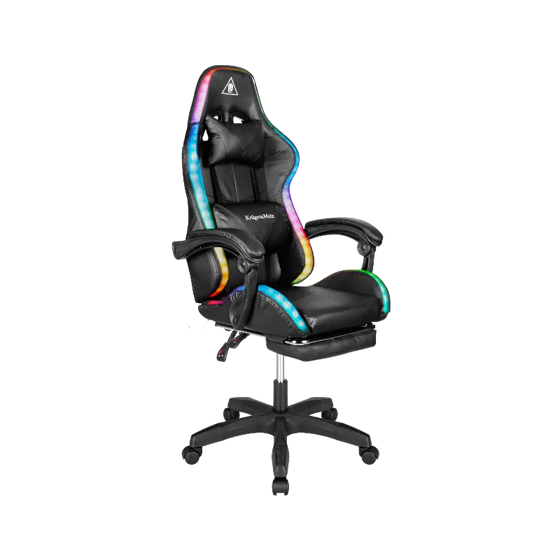 Scaun Gaming Gx-150 Negru LED Kruger&Matz