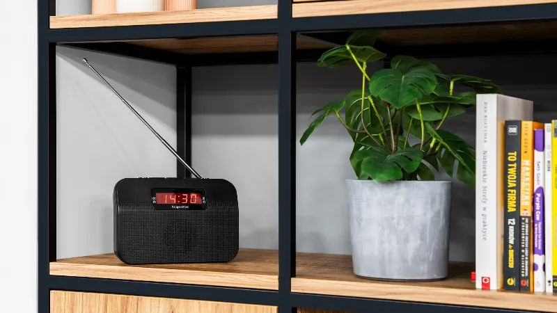Radio AM FM Portabil cu Alarma Kruger&Matz