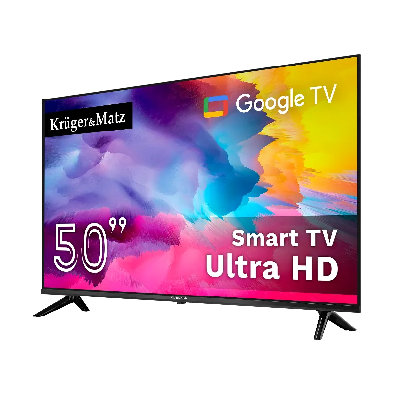 Google Smart TV 50 Inch 126CM Ultrahd 4K Kruger&Matz
