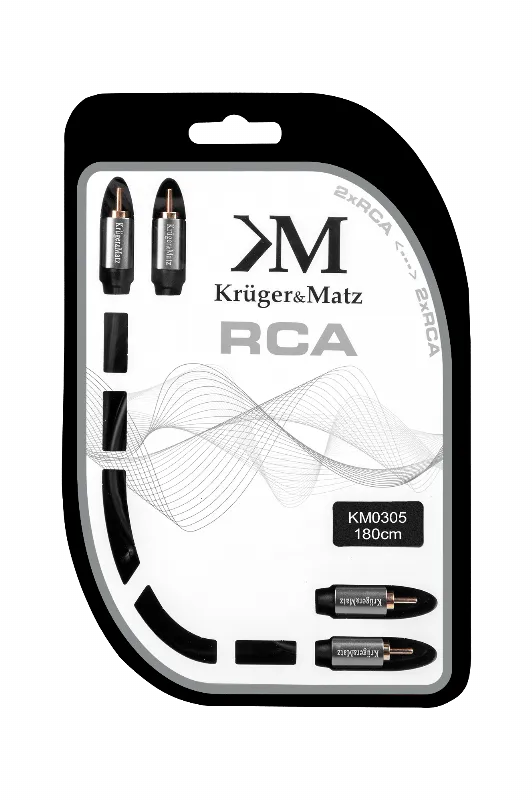 Cablu 2RCA-2RCA 1.8M Kruger&Matz