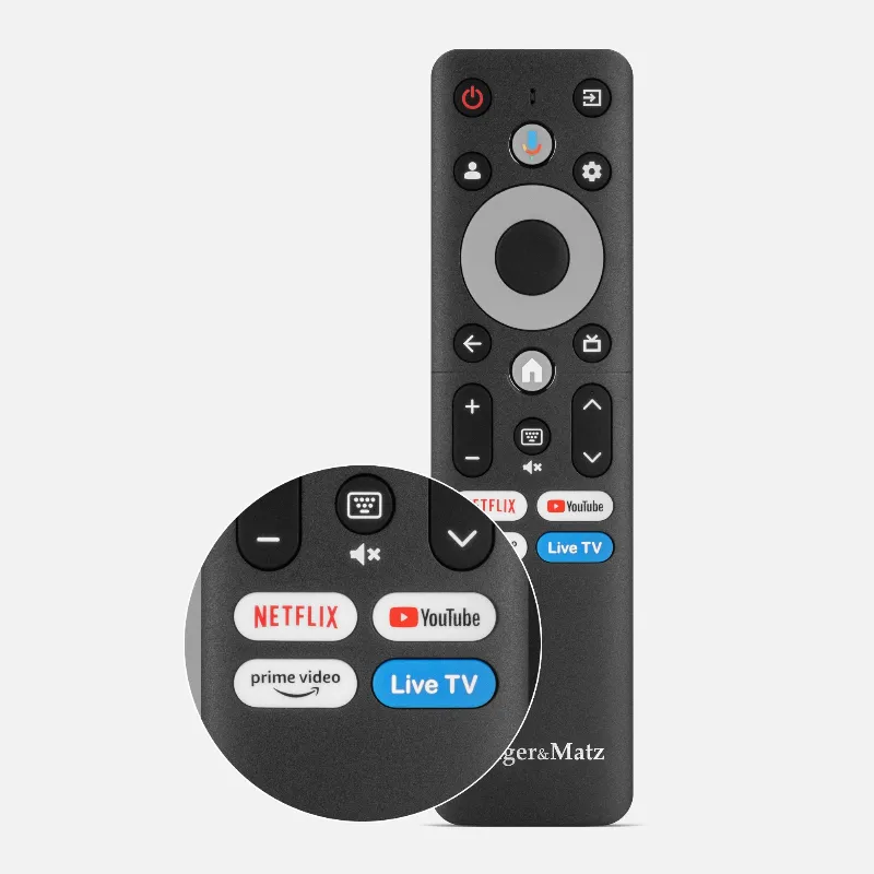 Google Smart TV 5.0 32 Inch 81CM H265 HEVC Kruger&Matz