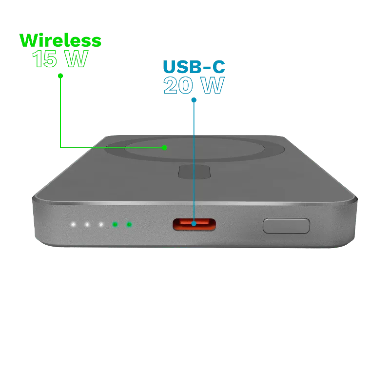 Power Bank 5000 MAH MAG Safe Kruger&Matz