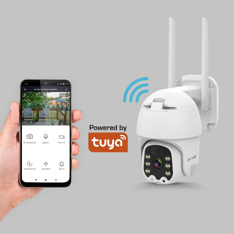 Camera Wifi Connect C90 Tuya Solar Kruger&Matz