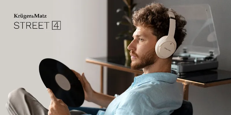 Casti Wireless cu Anc Street 4 Kruger&Matz